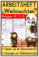 Vorschau - Arbeitsblätter - Weihnachten Klasse 1-2 Grundschule XXL-Materialpaket - Seite 1