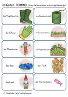 Aperçu - Jeux - im Garten - Domino Spiel deutsch allemand - Page 3