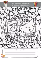 Vorschau - Mal- und Bastelvorlagen - 50 Herbst Ausmalbilder für Grundschüler - Seite 3