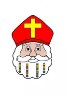 Vorschau - Mal- und Bastelvorlagen - Nikolaus - Paket 🎅🏼 - Deckblatt