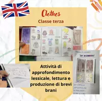 anteprima - Esercizi - Clothes - classe terza - lapbook e esercizi - Pagina di copertina