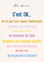 Aperçu - Affichage - Affiche salle de classe - C'est OK de... - Page de couverture