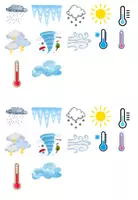 Vorschau - Arbeitsblätter - DaF/DaZ Memory zum Thema Wetter - Seite 1