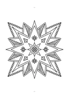 Vorschau - Mal- und Bastelvorlagen - Weihnachtsmandalas, 7 Varianten, zum ausmalen und kreativen Gestaltung - Seite 1
