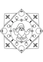 Vorschau - Mal- und Bastelvorlagen - Weihnachtsmandalas, 7 Varianten, zum ausmalen und kreativen Gestaltung - Seite 3