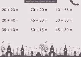 Vorschau - Spiele - Tafelaufgaben / Addition (ZR100 - ohne Zehnerübergang) - Seite 1