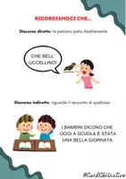 anteprima - Esercizi - Esercitiamoci con il discorso diretto e indiretto 💭 - Pagina 1