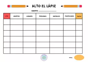 Vista previa - Hojas de trabajo - Alto el lápiz (Sustantivos) - página 2