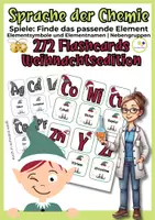 Vorschau - Stundenentwürfe - Spielend Paare finden: Elementsymbole + Elementnamen Weihnachten - Deckblatt
