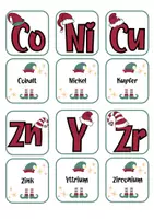 Vorschau - Stundenentwürfe - Spielend Paare finden: Elementsymbole + Elementnamen Weihnachten - Seite 3