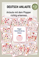 Vorschau - Fördermaterial/Inklusion - Freiarbeit Deutsch Plopper Anlaute - Deckblatt