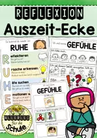 Vorschau - Arbeitsblätter - Auszeit-Ecke Grundschule – Materialpaket für Ruhebereich, Selbstregulation & Classroom Management - Seite 1