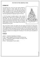 Vorschau - Arbeitsblätter - Listening Comprehension: The Story of the Christmas Tree (Klasse 8-9) - Seite 1
