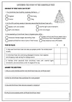 Vorschau - Arbeitsblätter - Listening Comprehension: The Story of the Christmas Tree (Klasse 8-9) - Seite 2