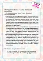 Vorschau - Arbeitsblätter - S-Laute - einfaches S: Rechtschreibtraining Montagstexte - Seite 1