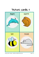 Vorschau - Mal- und Bastelvorlagen - Picture cards animals: 20 cards (Englisch) - Seite 3