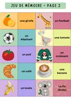 Vorschau - Spiele - Legespiel Französisch für den Anfangsunterricht - Seite 1