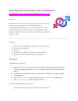 Vorschau - Stundenentwürfe - Analyzing Gender Roles in Barbie, the Movie (2023) - Seite 1