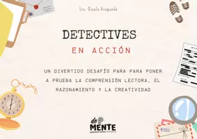 Vista previa - Juegos / Gamificación - Detectives en acción. Un desafío de ingenio y creatividad - Portada