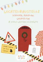 Vorschau - selbst erstellte Cliparts/Grafiken - Wichtel-Deko: Baustelle – Schilder, Wichteltür & mehr - Deckblatt