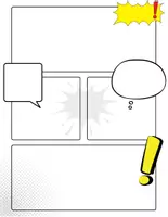 Vorschau - Arbeitsblätter - Create a comic strip / Erstelle einen Comicstrip - Seite 3