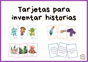 Vista previa - Tarjetas / Manipulativos - Tarjetas para inventar historias - Portada