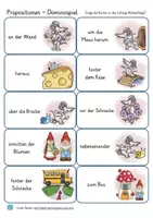 Aperçu - Jeux - Präpositionen DOMINO Deutsch jeu allemand - Page 2