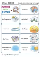 Aperçu - Jeux - allemand Wetter Domino Spiel Deutsch - Page 1