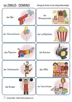 Aperçu - Jeux - allemand Im Zirkus Domino Deutsch DAZ Spiel - Page 3