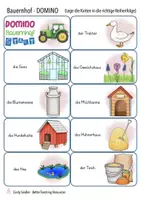 Aperçu - Jeux - Allemand Bauernhof Domino Deutsch - Page 1
