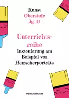Vorschau - Unterrichtsreihen - Bild des Menschen - Inszenierung am Beispiel von Herrscherporträts - Deckblatt
