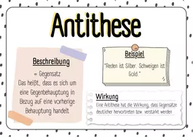 Vorschau - Poster - Rhetorische Stilmittel - Merkblätter/Tafelbild - Seite 3