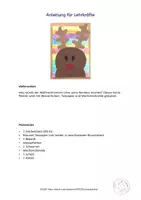 Vorschau - Mal- und Bastelvorlagen - Kunst Weihnachten, Rentier malen, Grundschule - Seite 3