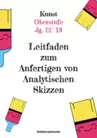Vorschau - Arbeitsblätter - Leitfaden zum Anfertigen Analytischer Skizzen - Deckblatt