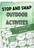 Vorschau - Spiele - Stop and Swap: outdoor activities (speaking) - Deckblatt