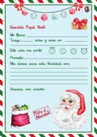 Vista previa - Decoración del aula - CARTA PAPÁ NOEL - página 3
