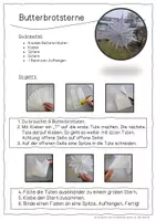 Vorschau - Anderer Materialtyp - Bastelanleitung (Weihnachten) - Butterbrotsterne - Seite 1