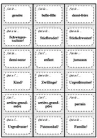 Vorschau - Spiele - "Ich habe - Wer hat?" (Französisch-Vokabelspiel): Famille (Familie) - Seite 3