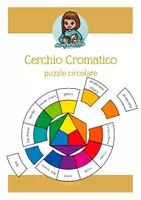 anteprima - Flashcard - Cerchio Cromatico - puzzle circolare - Pagina di copertina