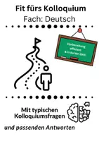 Vorschau - Prüfungsvorbereitung - Kolloquium – Deutsch Fragenkatalog zur UPP - Seite 1