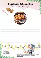 Vorschau - Unterrichtsreihen - Wichtelrezept: Engelchens Kokoswolken | Weihnachtsbäckerei | Hauswirtschaft Klasse 5–9 - Seite 1