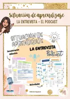 Vista previa - Unidades / Secuencias / Situaciones de Aprendizaje - Situación de aprendizaje - La entrevista - Podcast - Portada