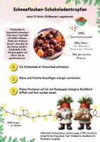 Vorschau - Unterrichtsreihen - Wichtelrezept: Schneeflocken-Schokoladentropfen | Vegetarische Weihnachtsbäckerei | Hauswirtschaft Klasse 5– - Seite 2