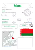 Vorschau - Arbeitsblätter - Steckbriefe Europa-Belarus - Deckblatt