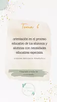Vista previa - Para docentes: organización, planificación y formación - Oposiciones PT (todas las comunidades): Esquema tema 6 - Portada