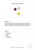 Vorschau - Mal- und Bastelvorlagen - Kunst Weihnachten, Sterne zum Aufhängen basteln - Seite 3