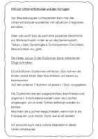 Vorschau - Mal- und Bastelvorlagen - Lichterkette Weihnachtszeit, Besinnliches Projekt, Ethik, Religion - Seite 1