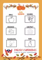 anteprima - Flashcard - Flashcards in inglese sull'autunno - Autumn flashcards - Pagina 1