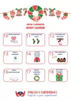 anteprima - Flashcard - Calendario dell'avvento in inglese - Advent calendar - Pagina 1