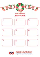 anteprima - Flashcard - Calendario dell'avvento in inglese - Advent calendar - Pagina 3
